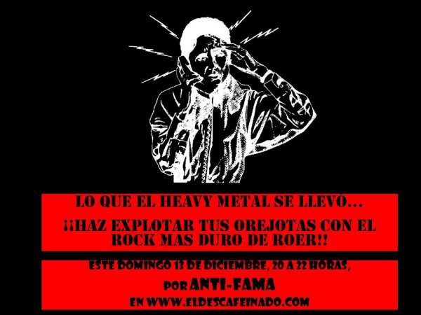 Promo Programa Anti-Fama Rock Duro 13-12-09