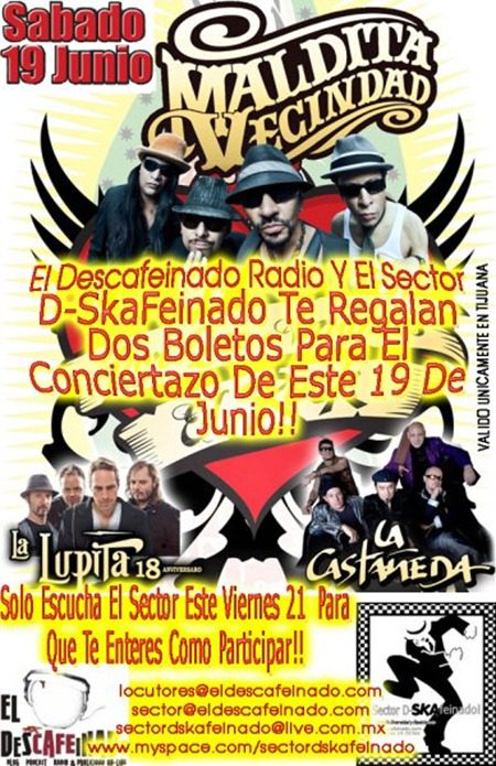 Conciertazo! El Sector Te Regala Los Boletos!!