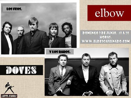 Flyer Elbow y Doves Anti-Fama 03-07-11 Flyer Elbow y Doves Anti-Fama 03-07-11