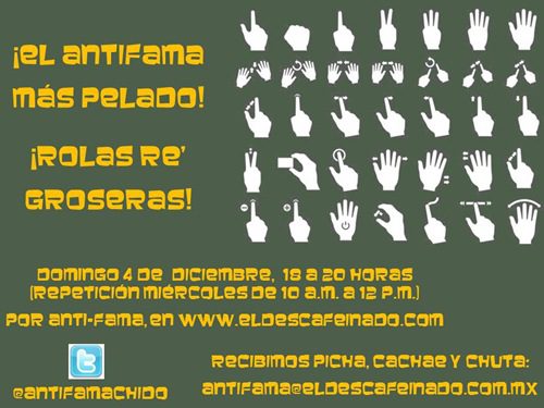 Flyer ANTI FAMA Rolas Groseras  04-12-11